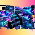 Tehnologii avansate în industria media, cameră și echipamente.