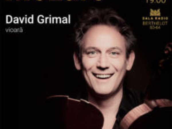 Celebrul violonist francez David Grimal cântă Mozart la Sala Radio
