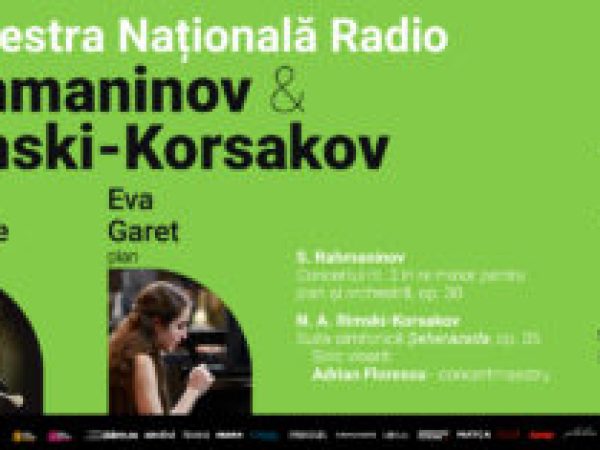 La doar 18 ani, Eva Garet cântă Rahmaninov la Sala Radio