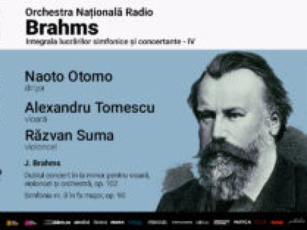 NAOTO OTOMO, ALEXANDRU TOMESCU și RĂZVAN SUMA: ultimul „episod” al Integralei Brahms la Sala Radio