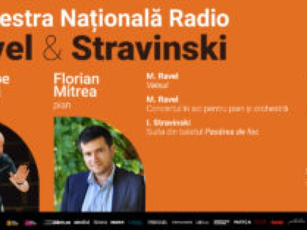 Pianistul FLORIAN MITREA cântă RAVEL la Sala Radio
